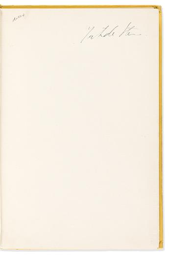 Stein, Gertrude (1874-1946) Tender Buttons, a finely preserved signed first edition.